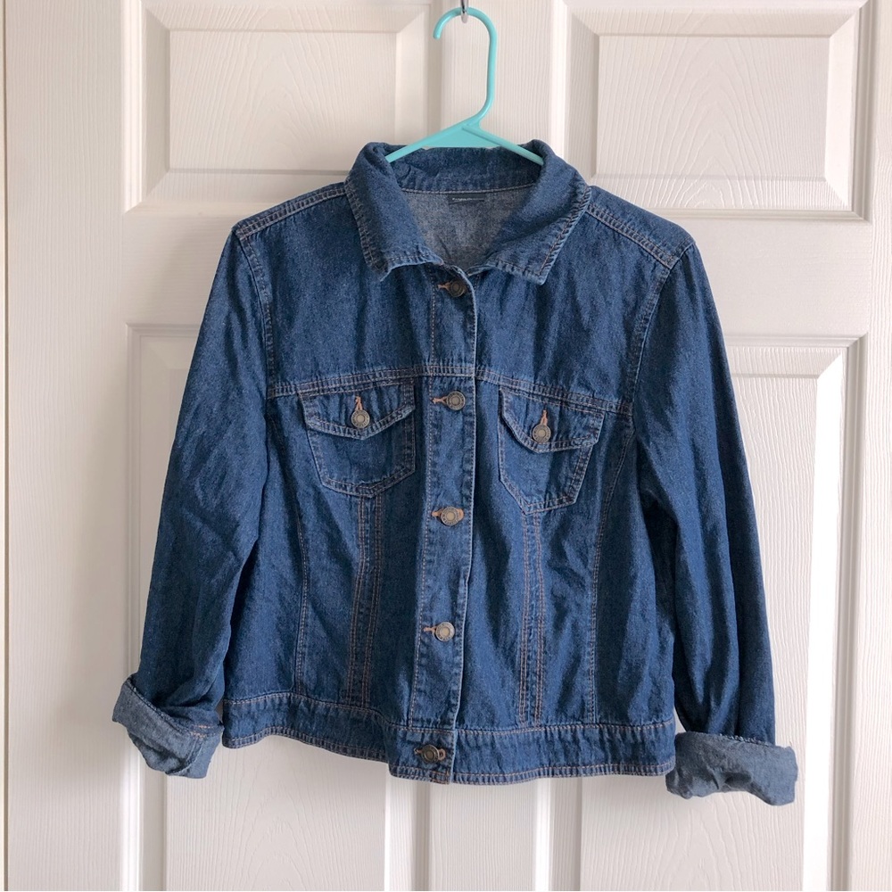 Faded Glory Denim Button Up Jacket
